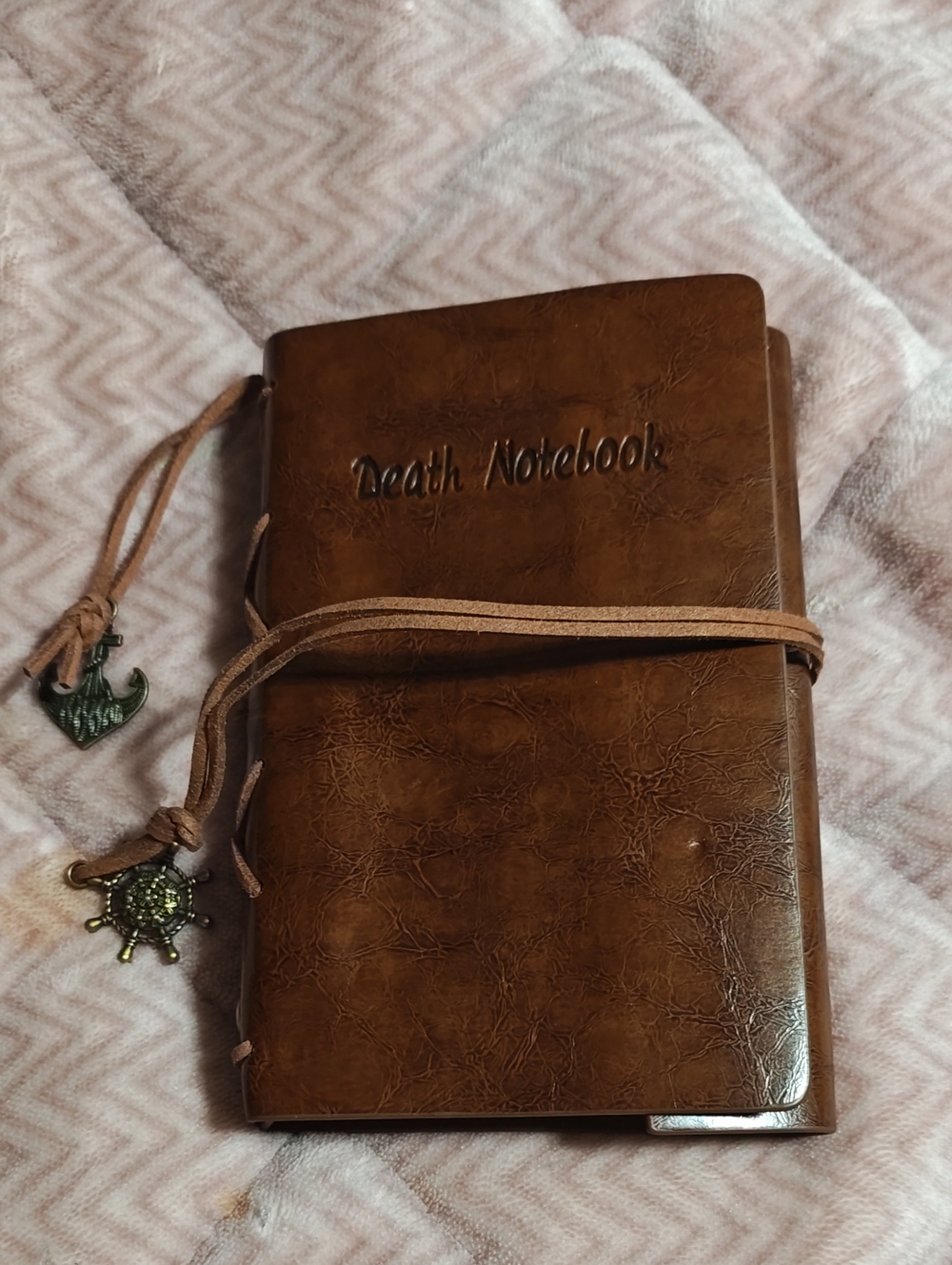 Brown 'Death Notebook' Leather Journal